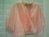 SOLD - SOLD - SOLD -Vanity Fair vintage bed jacket in peachy pink